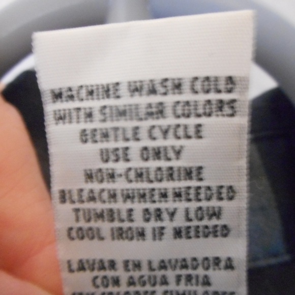 Sag Harbor Sz 18 Blue Silver Plaid mock 2 fer top - Picture 7 of 8